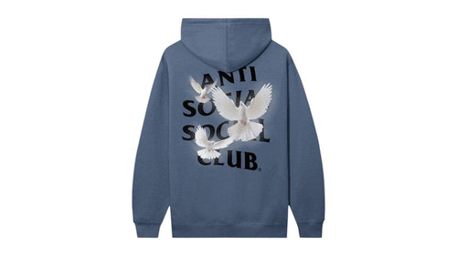 Anti Social Social Club Appreciate Life Hoodie Storm Blue