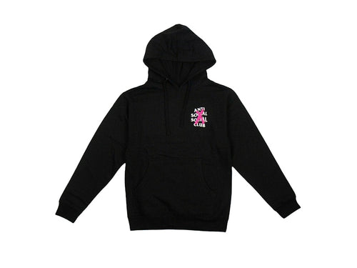 Anti Social Social Club Cancelled Hoodie Black (Pink X)