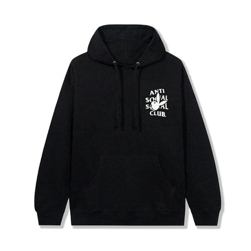 Anti Social Social Club Playboy Bunny Logo Hoodie Black