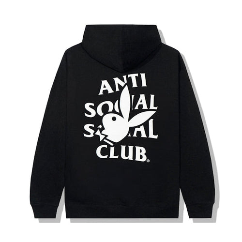 Anti Social Social Club Playboy Bunny Logo Hoodie Black