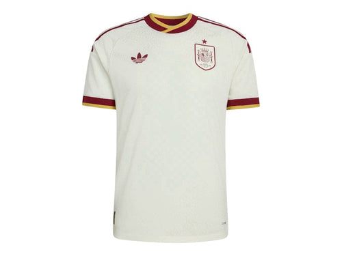adidas Spain 26 Away Authentic Jersey Off White
