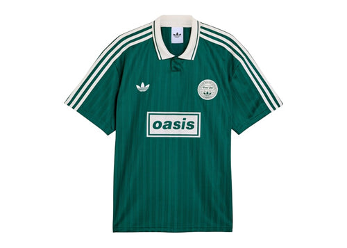 adidas x Oasis Tour Jacquard Jersey Collegiate Green/Cream White