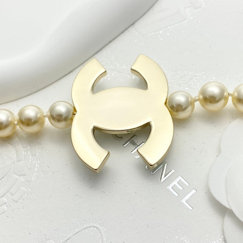 Chanel Pearl Chain 18K Gold Necklace